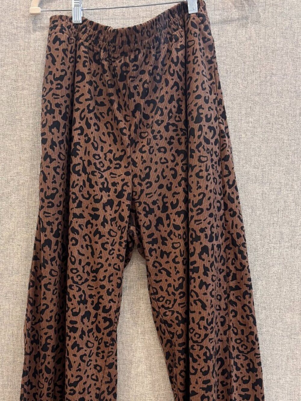 Woman cheetah print pants